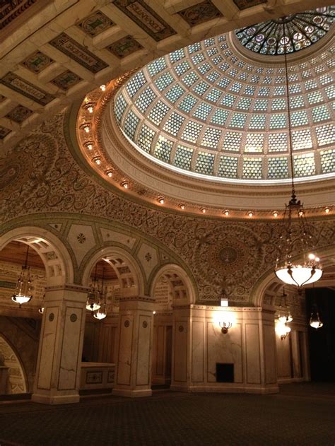 The Tiffany Dome at Chicago Cultural Center. Beautiful place for a ...