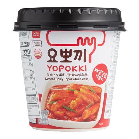 Yopokki Sweet and Spicy Topokki Cup by World Market | Sweet and spicy, Instant recipes, Healthy ...