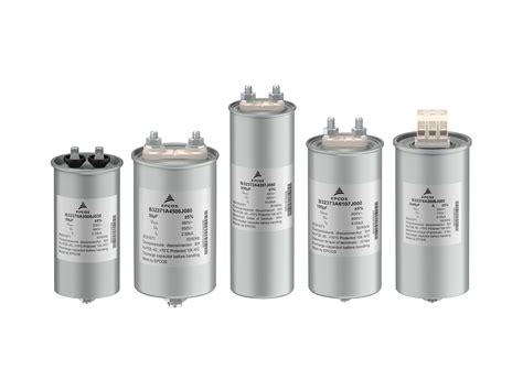 Single-Phase Power Capacitors Designed for Rated AC Voltages of Between 250 Vrms and 600 Vrms
