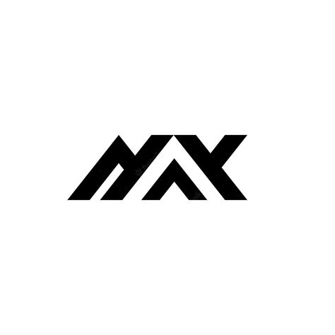 Premium Vector | MAX logo geometric