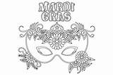 Printable Mardi Gras Coloring Pages sketch template