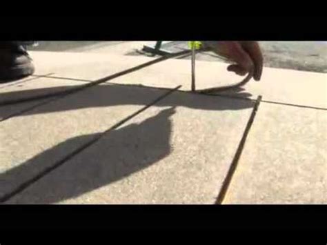 Installation of the Backer Rod and Sealing the Cra~ - YouTube