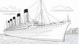 Titanic Coloring Book Pages sketch template
