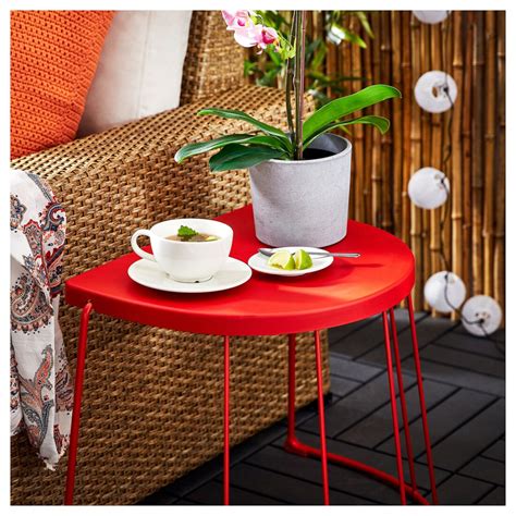 ikea 20 TRANARÖ Stool/side table, in/outdoor - red - IKEA | Ikea, Yan sehpa, Ikea fikirleri