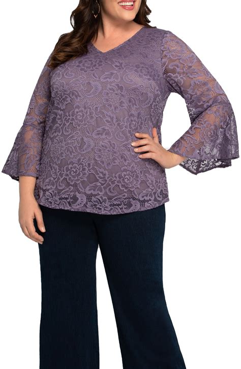 Kiyonna Lauren Lace Blouse | Nordstrom