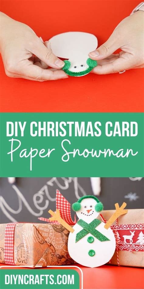 Fun DIY Snowman Christmas Card Kids Craft - DIY & Crafts