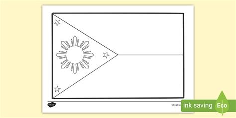 Philippines Flag Coloring Sheet Teacher Made Twinkl | The Best Porn Website