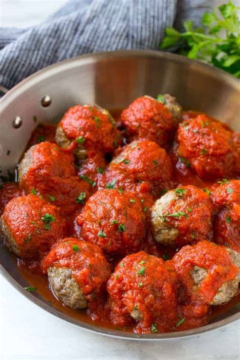 Mozzarella Stuffed Meatballs | The Recipe Critic