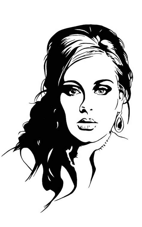Adele Coloring Pages