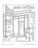 Post Office Coloring Pages sketch template