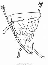 How To Draw Pizza Steve sketch template