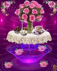 Beautiful Pink Roses and Coffee Table Decor
