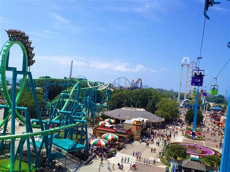 Cedar Point Amusement Park Photograph by Michael Rucker