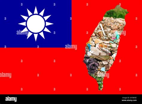 Taiwan flag map hi-res stock photography and images - Alamy