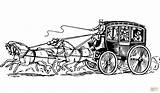 Stagecoach Wagon Wheel Coloring Pages sketch template