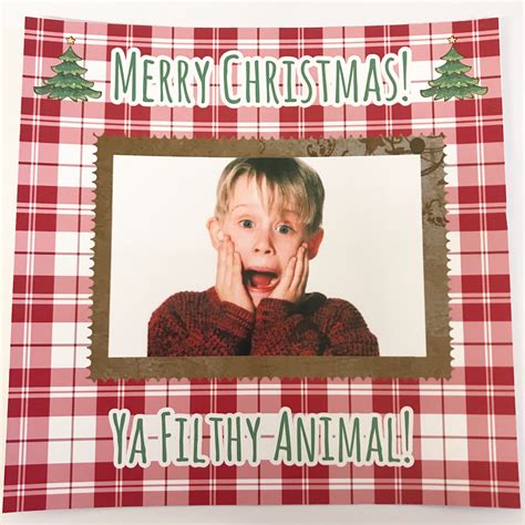 Home Alone Christmas Card Template