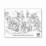 Best Job Life Skills Coloring Sheet – Kids Love sketch template