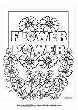 Flower Power Coloring Page  Kidadl sketch template