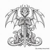 Sword Coloring Pages  Free & Printable sketch template