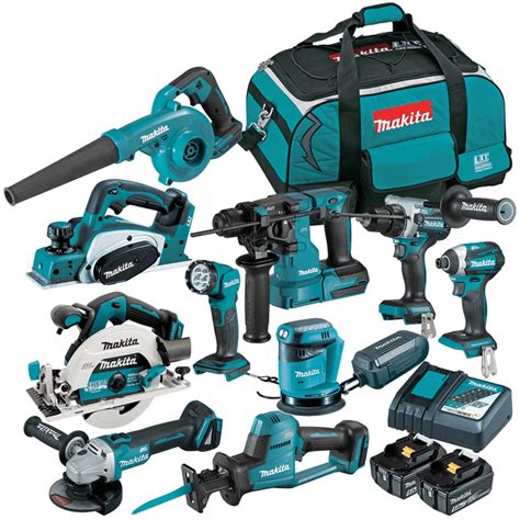 Makita 18V 5.0Ah Brushless Cordless 10 Piece Combo Kit - 'TradeTools Exclusive' - DLX1056TX1 ...