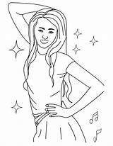 Hannah Montana Coloring Pictures sketch template