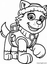 Everest Paw Patrol Coloring Pages 8 Free Printables  ColoringAll sketch template