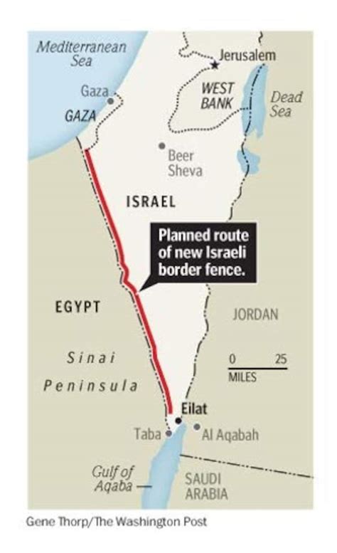 On Israel’s uneasy border with Egypt, a fence rises - The Washington Post