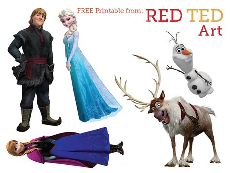 Disney's Frozen Craft - Puppets - Red Ted Art's Blog