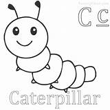 Coloring Page Of A Caterpillar sketch template