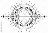 Triple Moon Pagan Wicca Goddess Symbol Three Faced  sketch template