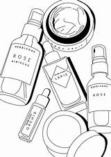 Cosmetics Coloring Page  Free Printable Coloring Pages For Kids sketch template