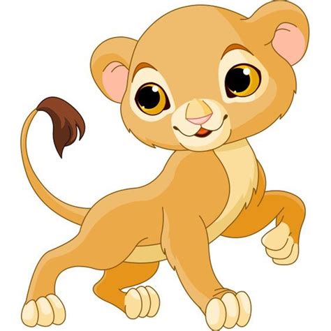 Pin on Клипарты детские | Cartoon lion, Lion cub, Cute lion