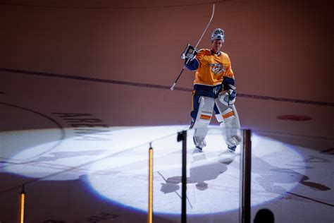 Nashville Predators' Pekka Rinne takes victory lap after epic shutout