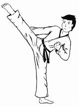 Karate Kid Coloring Sheets sketch template