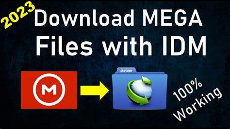 How to Download mega.nz files with IDM?