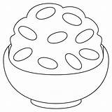 Cooked Rice coloring Page  ColouringPages sketch template