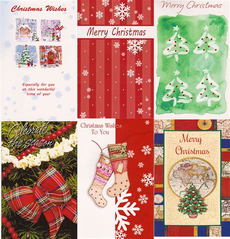 Wholesale Christmas Cards - Assorted, General, 5" x 7"
