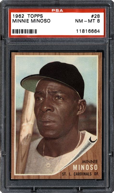 1962 Topps Minnie Minoso | PSA CardFacts™