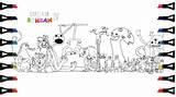 Garten Of Banban 4 NEW COLORING PAGES / How To Color All New Monsters  sketch template