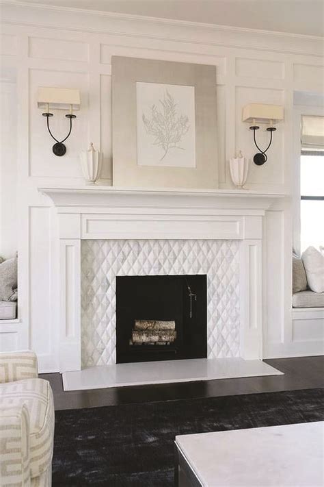 20+30+ White Fireplace Mantel Ideas – HOMYRACKS