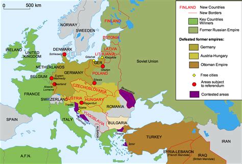 Map Europe During World War 1 - Dorita Kara-Lynn