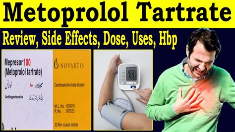 Metoprolol Tartrate tablets 100 mg, 25 mg, 50 mg, - Mepresor 100 mg - uses, Side Effects, Dose ...