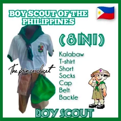 BOY SCOUT UNIFORM SET KIDS TO ADULT SIZE (8 IN 1) | Lazada PH