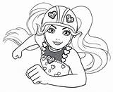 Cartoon Barbie Coloring Pages sketch template