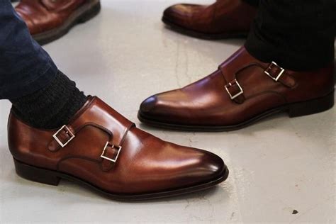 Handmade Men’s Brown Color Leather Shoes, Double Monk Strap Dress Formal Shoes on Storenvy