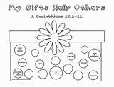 Holy Spirit Gifts Coloring Page Sketch sketch template