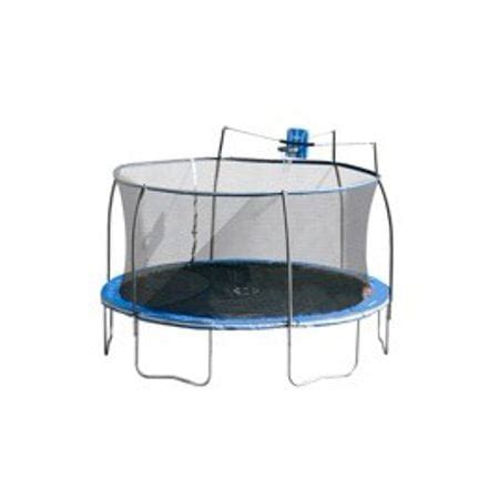 Bounce Pro 15-Foot Trampoline, with Enclosure and Basketball Hoop, Blue - Walmart.com