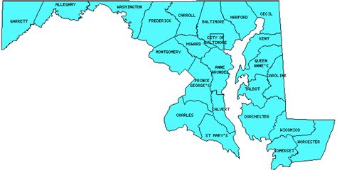 Counties in Maryland that I have Visited - Twelve Mile Circle - An ...