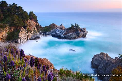 McWay Falls after Sunset Print, Photos | Fine Art Landscape Photography | Ilya Genkin