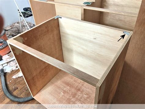 How I Built My Lower Base Cabinets And Drawers In The Pantry - Addicted 2 Decorating®